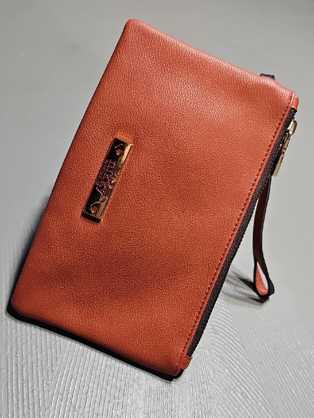Nikky by Nicole Lee Nikky Casual Pouch Wristlet Orange Gold
